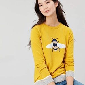JOULES KNITWEAR Women's Charming Miranda‎ Bee Jumper Sweater Size 4 | EUC